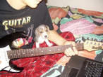 silver beagle guitar buddy